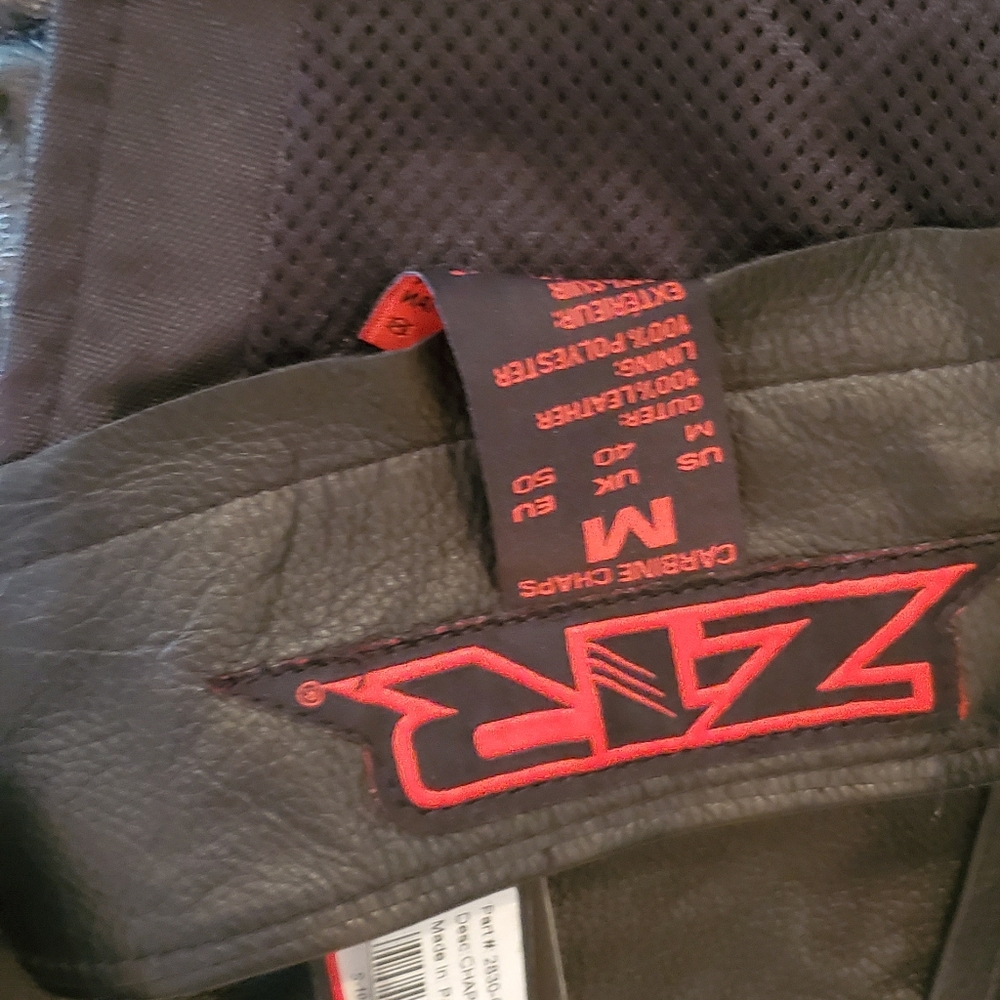 Womans chaps leather